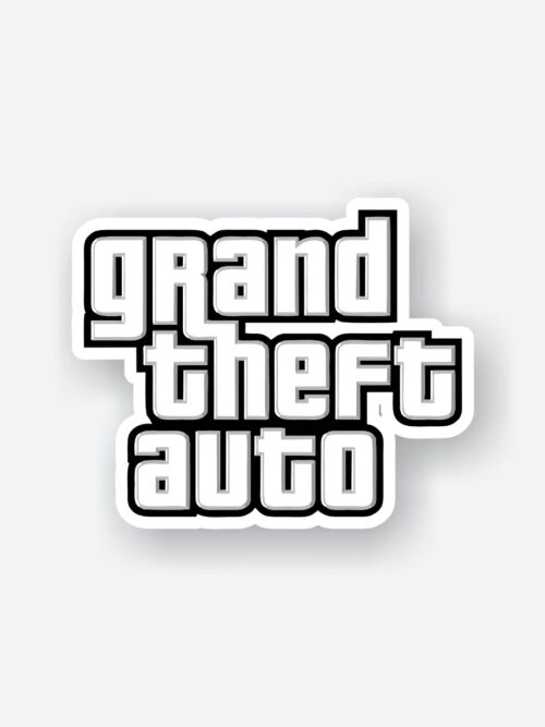 Grand Theft Auto Logo Sticker