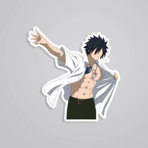 Gray Fullbuster Shirtless Anime Stickers Gray Fullbuster Shirtless Anime Stickers