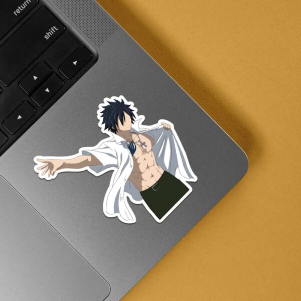 Gray Fullbuster Shirtless Anime Stickers Gray Fullbuster Shirtless Anime Stickers