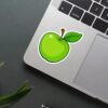 Green Apple Sticker