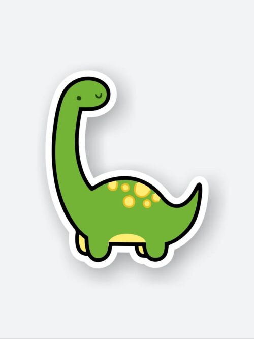 Green Dino Sticker