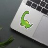 Green Dino Sticker