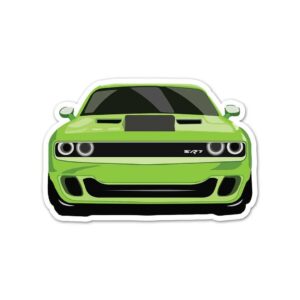 Green Vintage Muscle Sticker Green Vintage Muscle Sticker