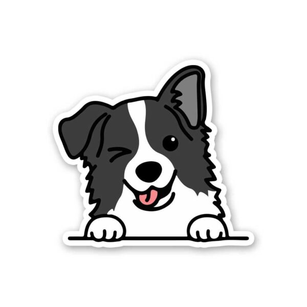 Grey Puppy Sticker