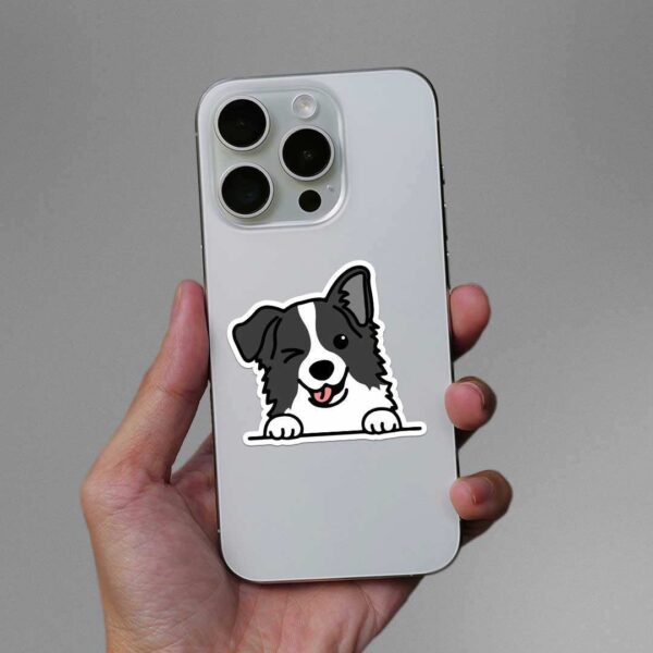 Grey Puppy Sticker