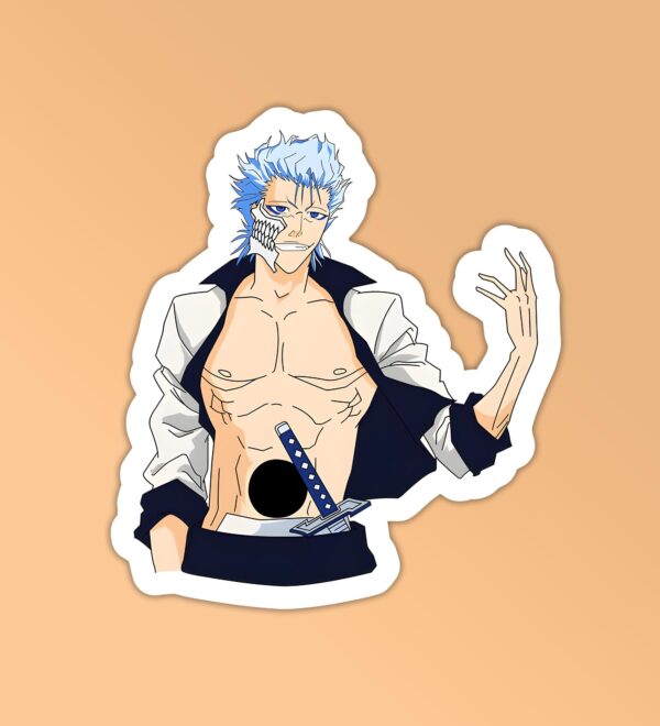 Grimmjow Bleach Laptop Mobile Stickers Grimmjow Bleach Laptop Mobile Stickers