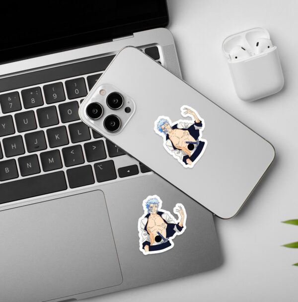 Grimmjow Bleach Laptop Mobile Stickers Grimmjow Bleach Laptop Mobile Stickers