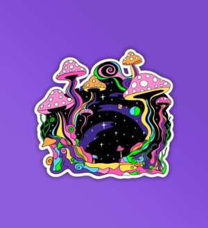 Groovy Mushroom Sticker
