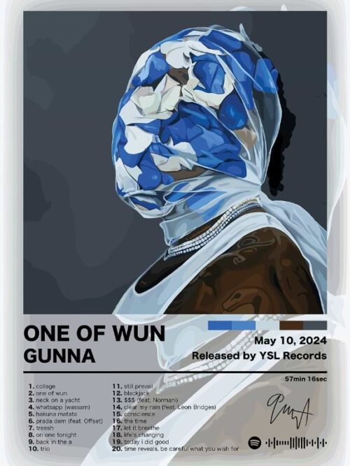 Gunna One Of Wun Music Poster