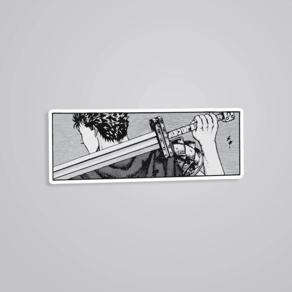 Guts Berserk Sword Backshot Anime Stickers Guts Berserk Sword Backshot Anime Stickers