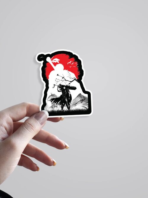 Guts Silhouette Anime Stickers