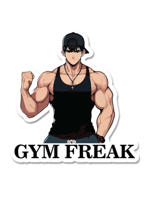 Gym Freak Sticker