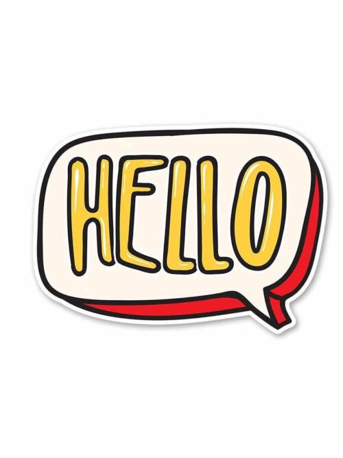 HELLO Sticker