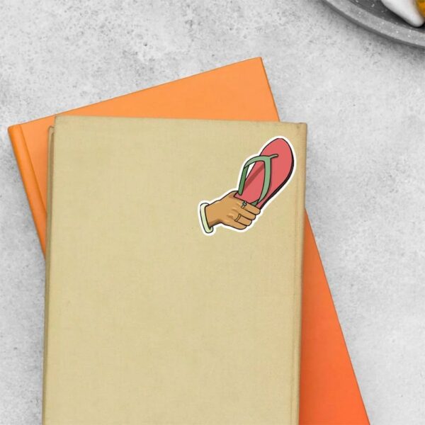 Haath Mein Chappal Witty Stickers