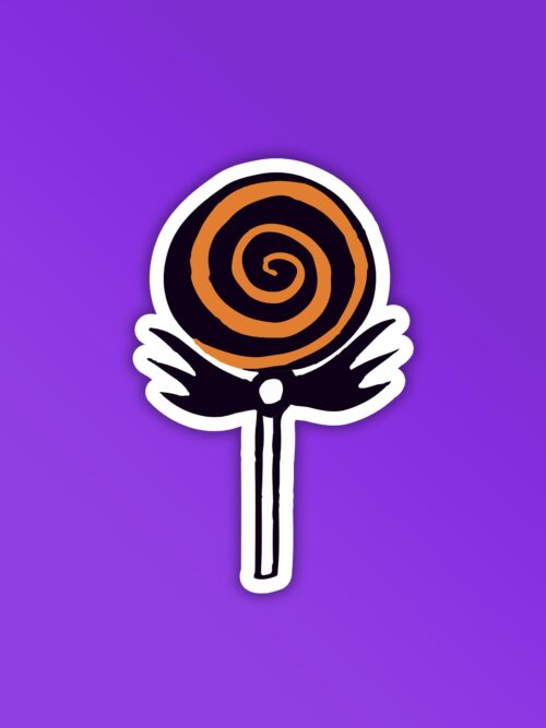 Halloween Candy   Laptop And Mobile Sticker