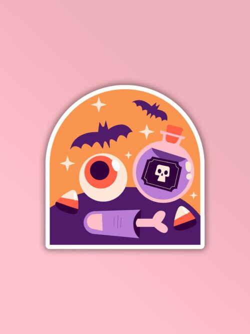 Halloween Potion   Laptop And Mobile Sticker