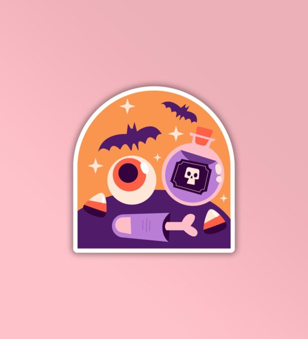 Halloween Potion Laptop And Mobile Sticker Halloween Potion Laptop And Mobile Sticker
