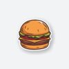 Hamburger Sticker