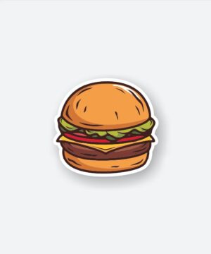 Hamburger Sticker
