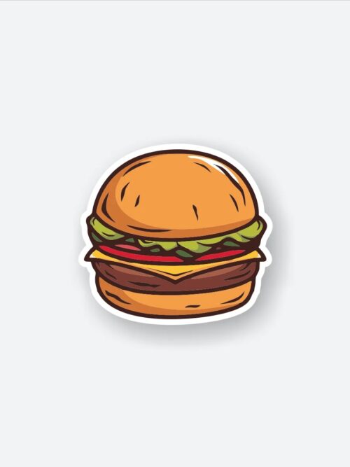 Hamburger Sticker