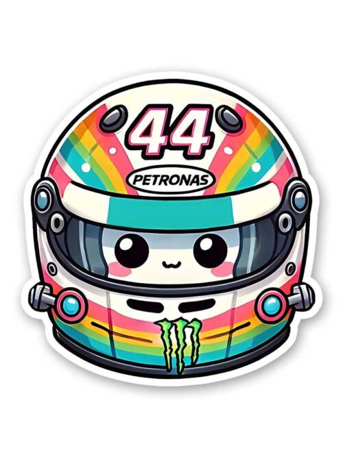 Hamilton Helmet Sticker