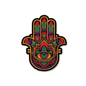 Hamsa Hand Symbol Sticker Hamsa Hand Symbol Sticker