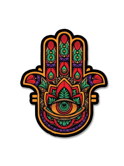 Hamsa Hand Symbol Sticker