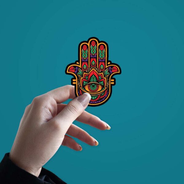 Hamsa Hand Symbol Sticker Hamsa Hand Symbol Sticker