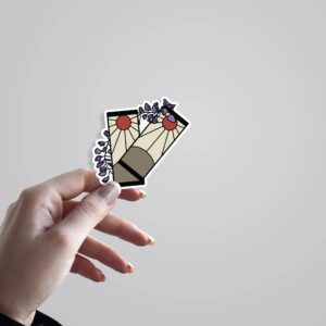 Hanafuda Earrings Anime Stickers Hanafuda Earrings Anime Stickers