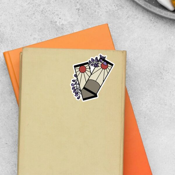 Hanafuda Earrings Anime Stickers