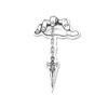 Hand With Knife Sticker