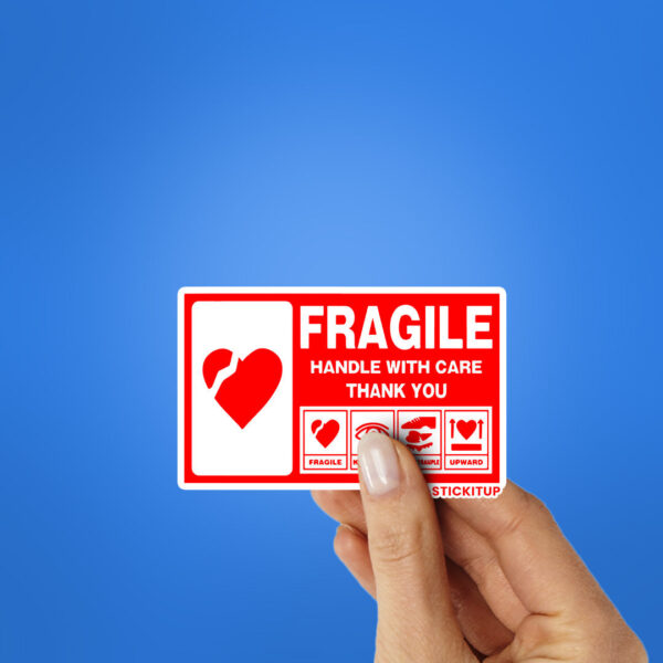 Handle With Care Sticker