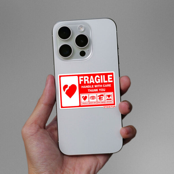 Handle With Care Sticker