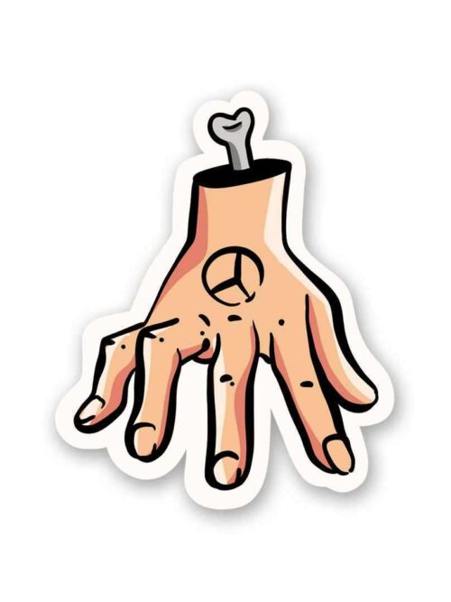 Hands At Peace Sticker