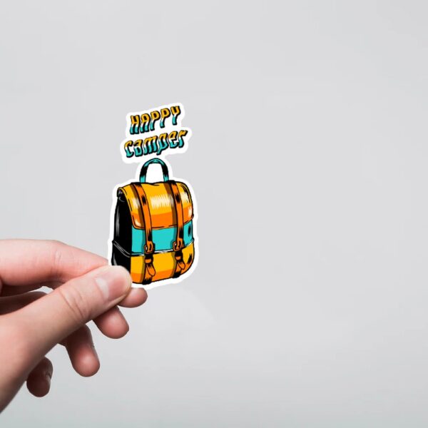 Happy Camping Travels Stickers