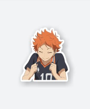 Happy Hinata Haiykuu Sticker Happy Hinata Haiykuu Sticker