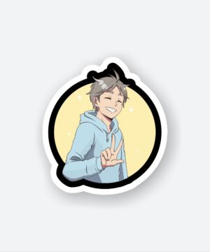 Happy Koshi Sugawara Sticker Happy Koshi Sugawara Sticker