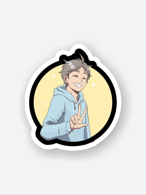 Happy Koshi Sugawara Sticker