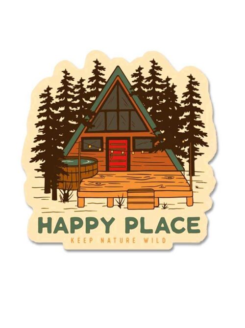 Happy Place Sticker