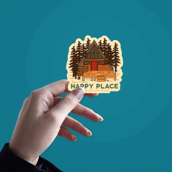 Happy Place Sticker