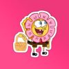 Happy Shopper Spongebob Laptop Mobile Stickers