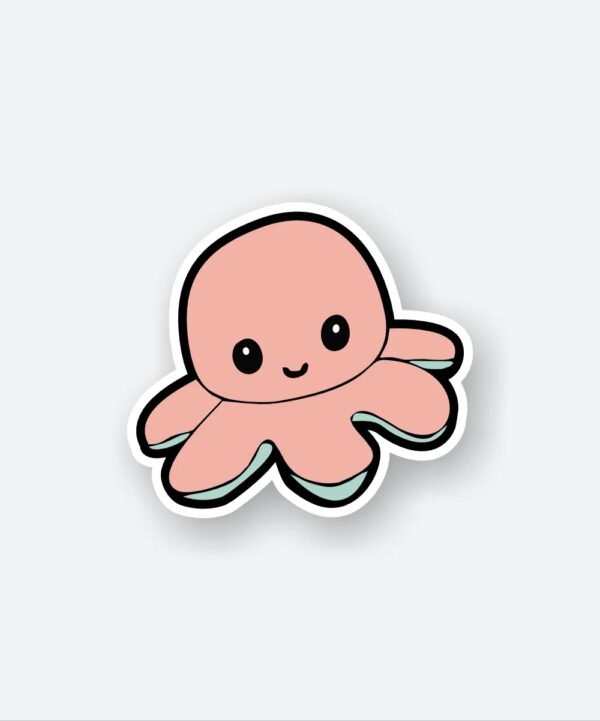 Happy Baby Octopus Sticker Happy Baby Octopus Sticker