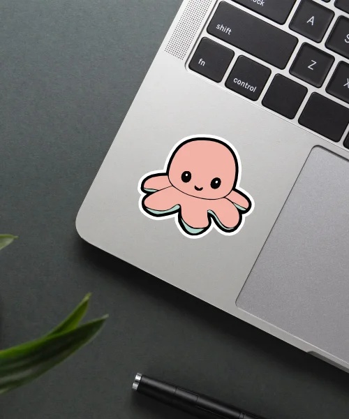 Happy Baby Octopus Sticker Happy Baby Octopus Sticker