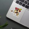 Happy Worm Sticker