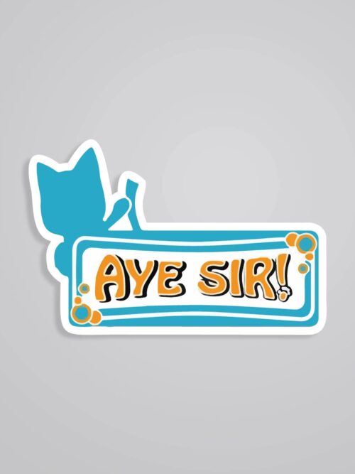 Happys Aye Sir Anime Stickers