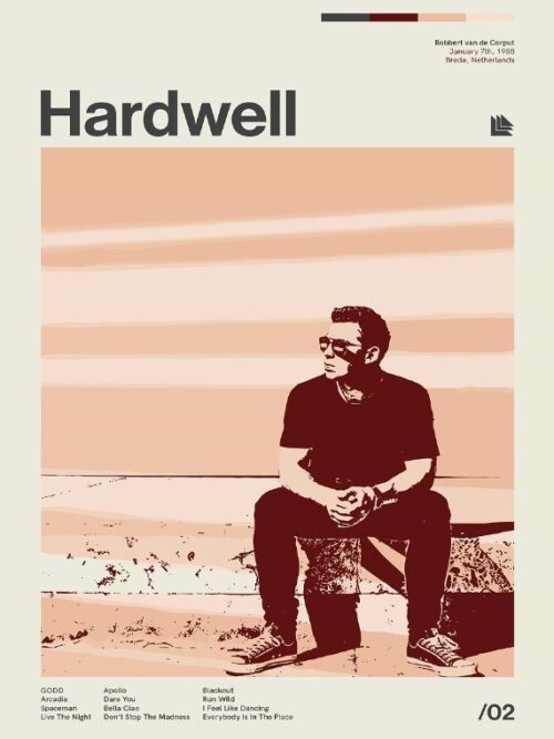 Hardwell Music Poster