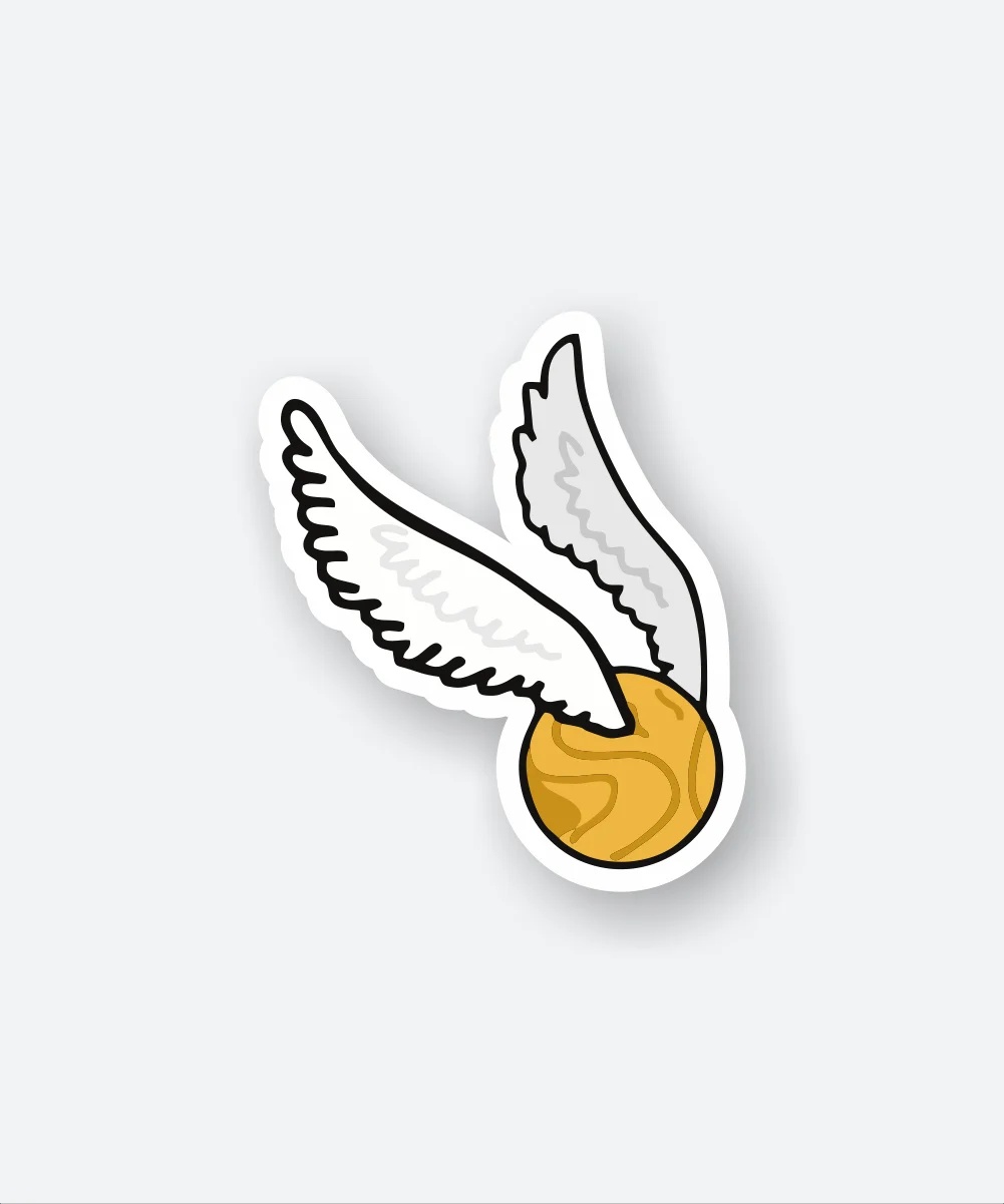 Harry Potter Golden Snitch Sticker Harry Potter Golden Snitch Sticker