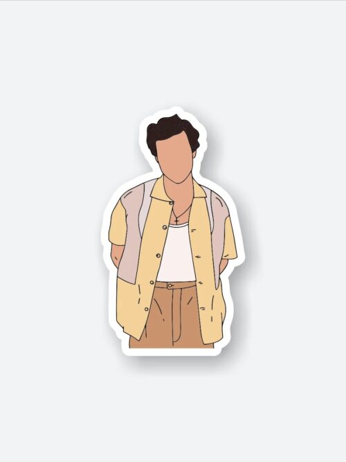 Harry Styles Yellow Outfit Sticker