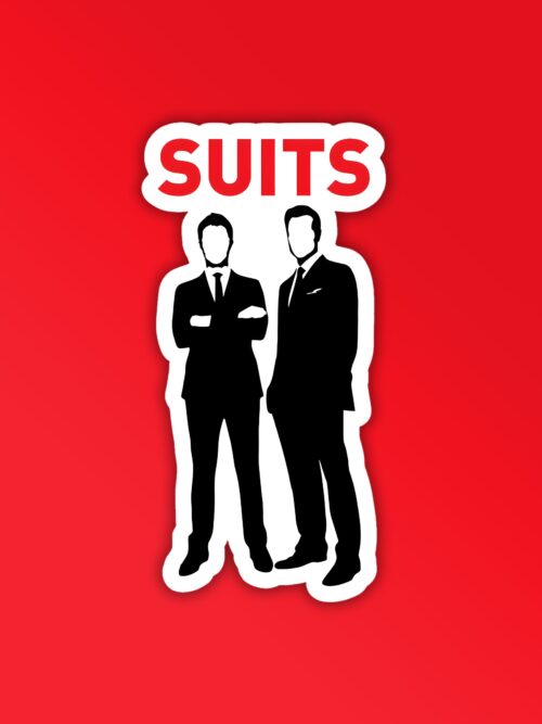 Harvey And Mike   Suits Laptop   Mobile Sticker