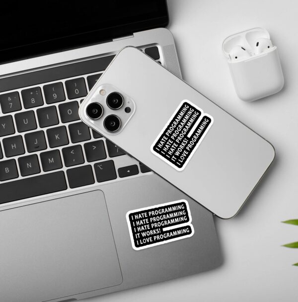 Hate Love Programming Programmer Coding Sticker Hate Love Programming Programmer Coding Sticker
